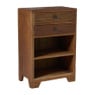 Kastje recycled hout - bruin - 