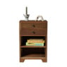 Kastje recycled hout - bruin - 