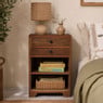 Kastje recycled hout - bruin - 60x40x25 cm