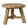 Bijzettafel recycled hout - bruin - 