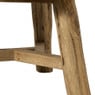 Bijzettafel recycled hout - bruin - 