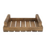 Tray met handvaten - recycled hout - 48x34x11 cm