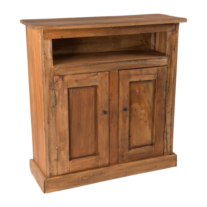 Recycle kast met 2 deuren - 85x32x90 cm