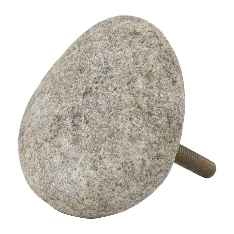 Deurknop steen - naturel - ø5 cm