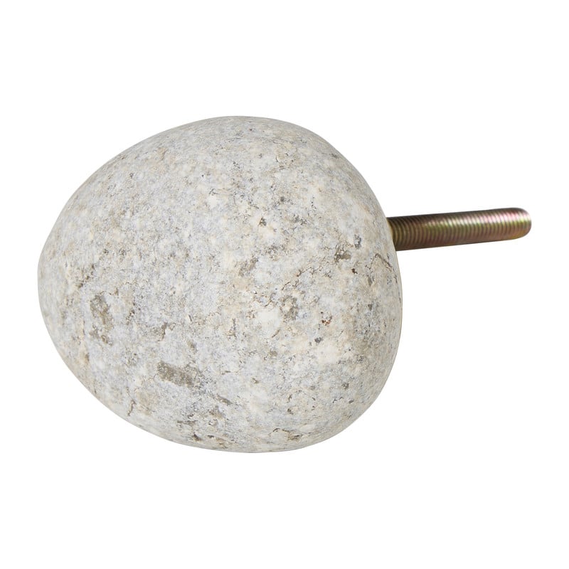 Deurknop steen - naturel - ø5 cm