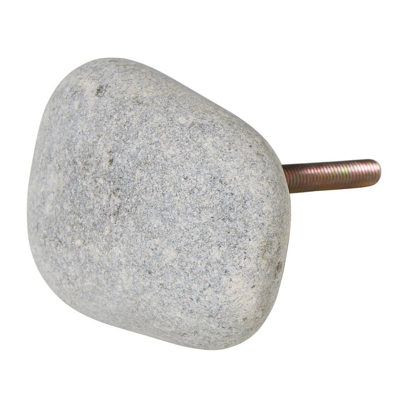 Deurknop steen - naturel - ø5 cm