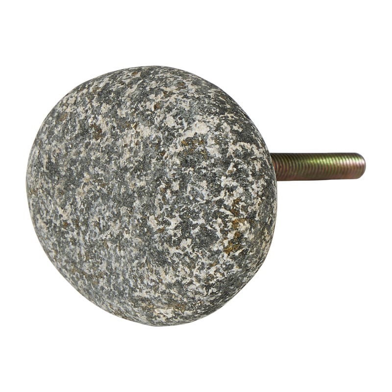 Deurknop steen - naturel - ø5 cm