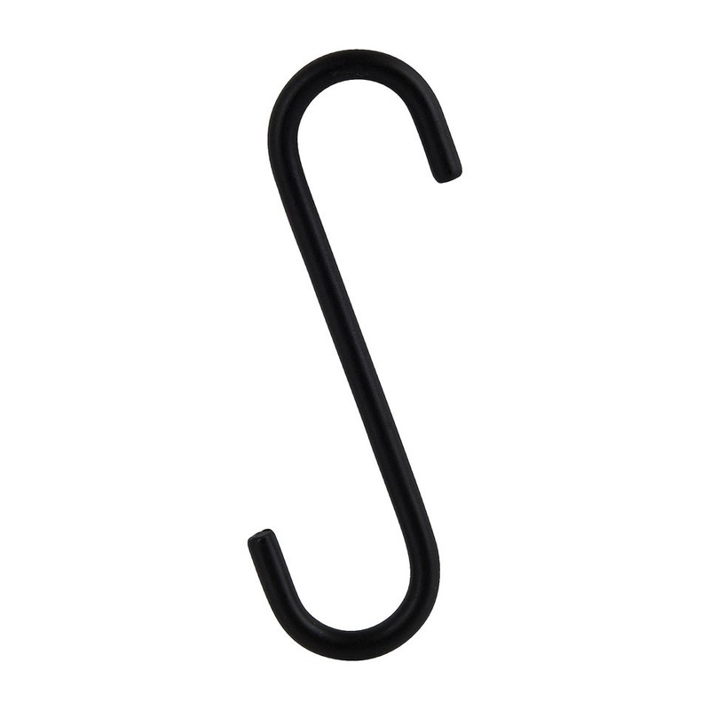 S haken - 10x3 cm - set van 5