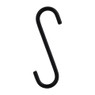 S haken - 10x3 cm - set van 5