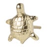 Deurknop schilpad - goud - 4x5 cm 