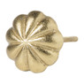 Deurknop bloem - goud - ø4 cm