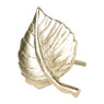 Deurknop blad - goud - 9x6 cm