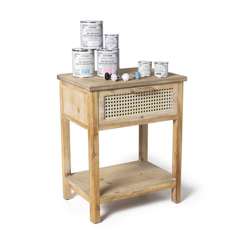 Deurknopje pompoen - blauw - ø3.5 cm