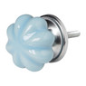 Deurknopje pompoen - blauw - ø3.5 cm