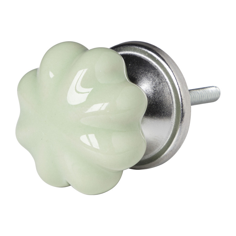 Deurknopje pompoen - groen - ø3.5 cm