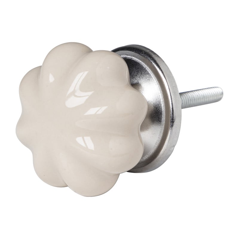 Deurknopje pompoen - naturel - ø3.5 cm