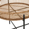 Bijzettafel met bamboe tray - ø60x49 cm