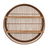 Wandkastje bamboe rond - ø75x12.5 cm