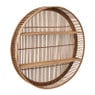 Wandkastje bamboe rond - ø75x12.5 cm