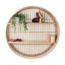 Wandkastje bamboe rond - ø75x12.5 cm