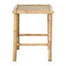 Bamboe bijzettafel - 40x40x49 cm