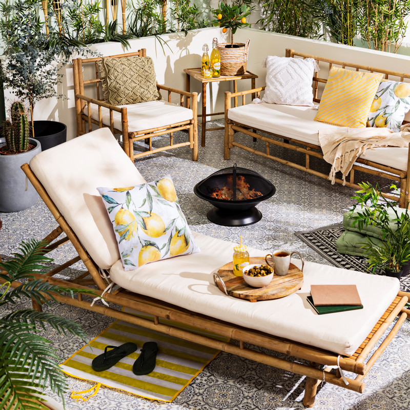 Bamboe bijzettafel - 50x50x58 cm