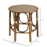 Bamboe bijzettafel rond - ø59x57 cm