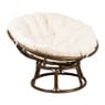 Rotan loungestoel Papasan - 113x84 cm