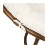 Rotan loungestoel Papasan - 113x84 cm