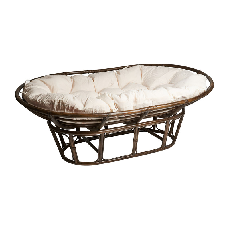 Rotan loungebank Mamasan - 175x113x84 cm 