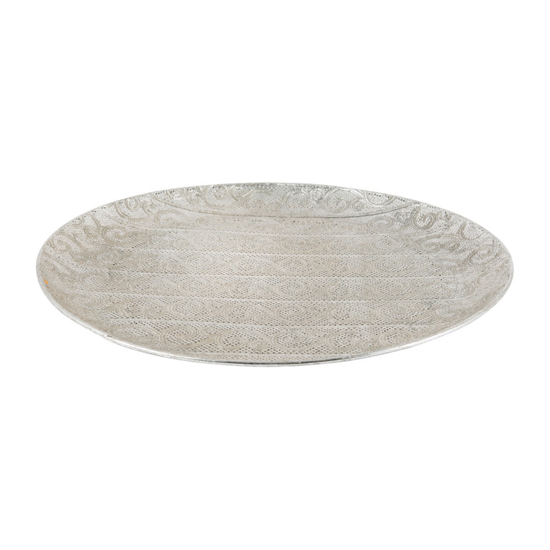 Metalen schaal Marrakesh - 50x50x4 cm