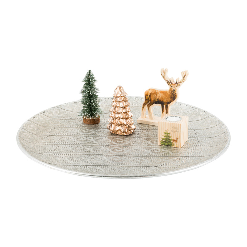 Metalen schaal Marrakesh - 60x60x5 cm