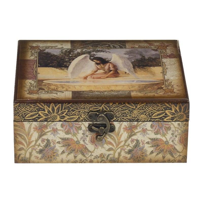 Opbergbox engel roze groot