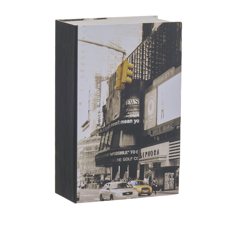 Opbergboek met kluis New York klein