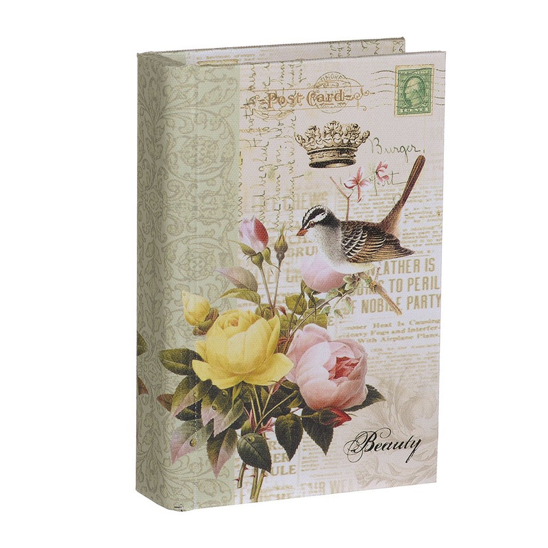 Opbergboek vogel wit klein