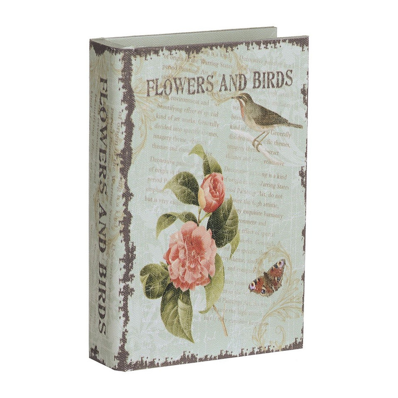 Opbergboek vogel groen klein