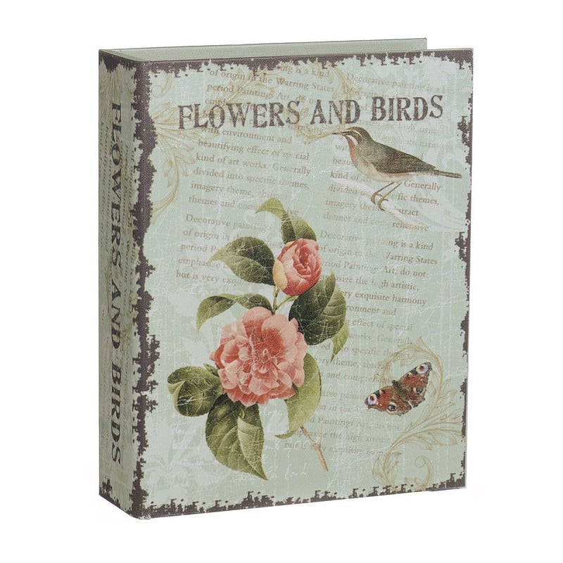 Opbergboek vogel groen groot