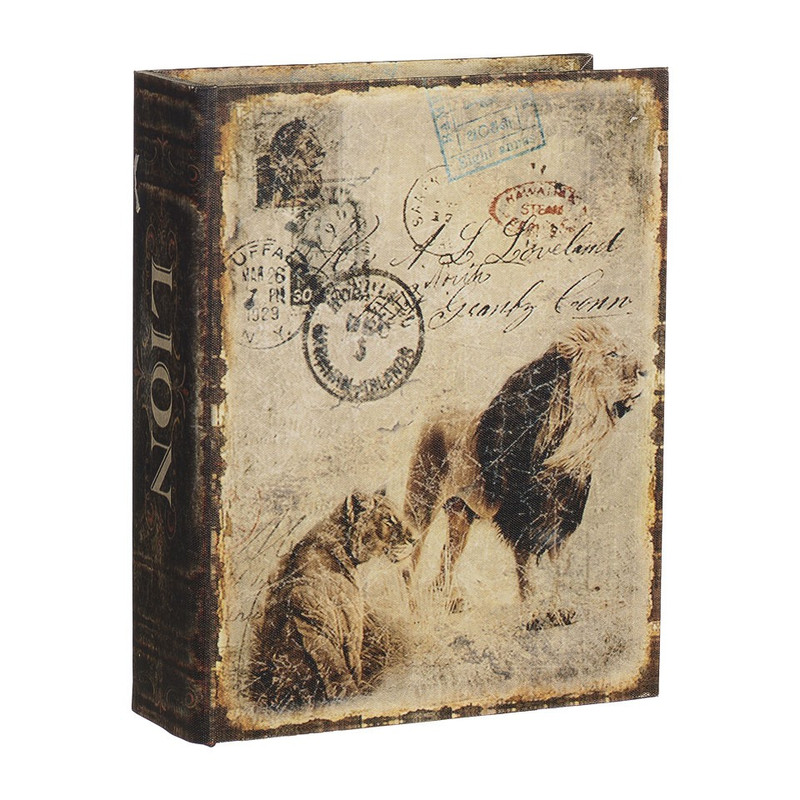 Opbergboek leeuw groot