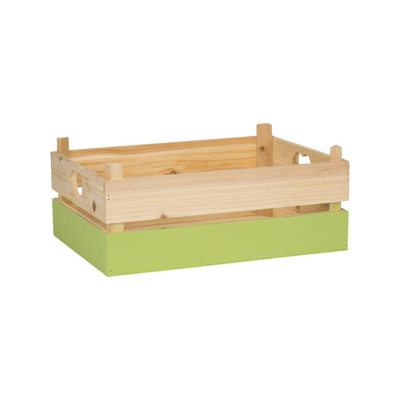 Kistje met groene dip - groot