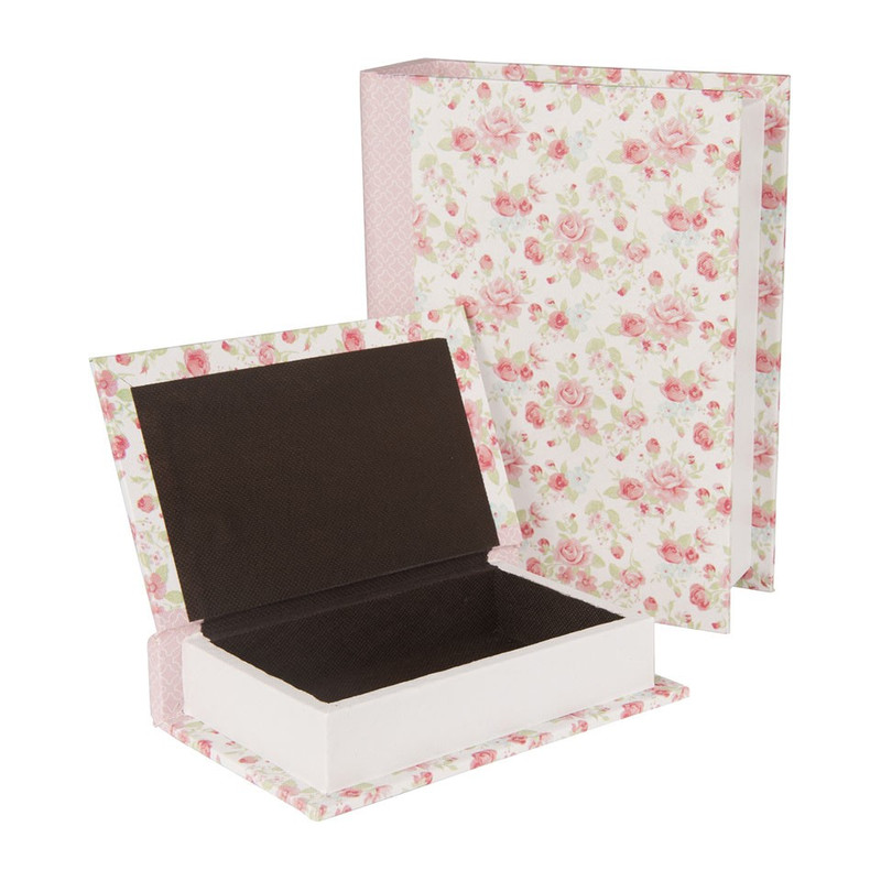 Opbergboek romantic rose roze klein 