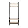 Kapstok met schoenenrek Lily - 74x34x170 cm