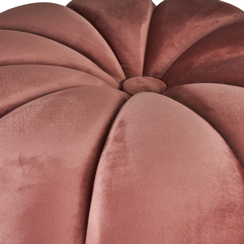 Poef pumpkin - roze - ø67x37 cm