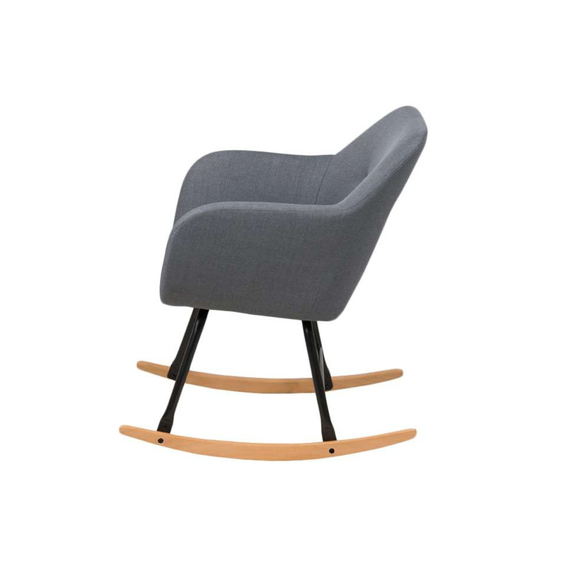 Schommelstoel Anada - stof - donkergrijs