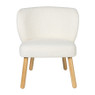 Teddy fauteuil - Troyes - wit - 60x59x68 cm