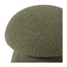 Poef Teddy Mushroom - groen - ø36x38 cm