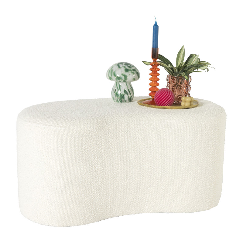 Teddy bankje/poef banana - 38x80x43 cm