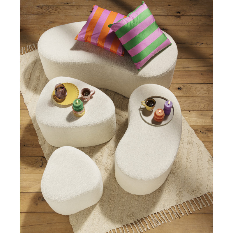 Teddy bankje/poef banana - 38x80x43 cm