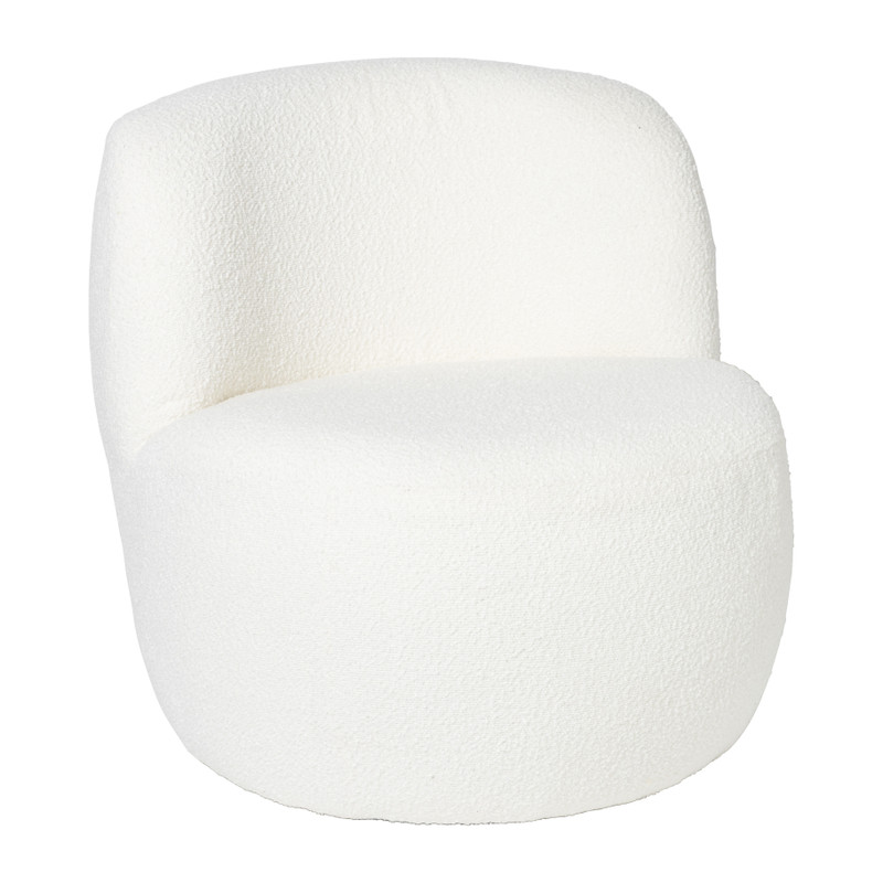 Boucle fauteuil - polyester - ø73.5x71.5 cm