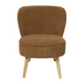 Fauteuil Didi corduroy - bruin - 77x60x69 cm