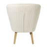 Fauteuil Didi corduroy - wit - 77x60x69 cm